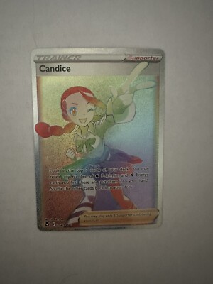 candice pokemon card rainbow rare Candice - 204/195 Hyper Secret Rainbow Rare Trainer main image 0