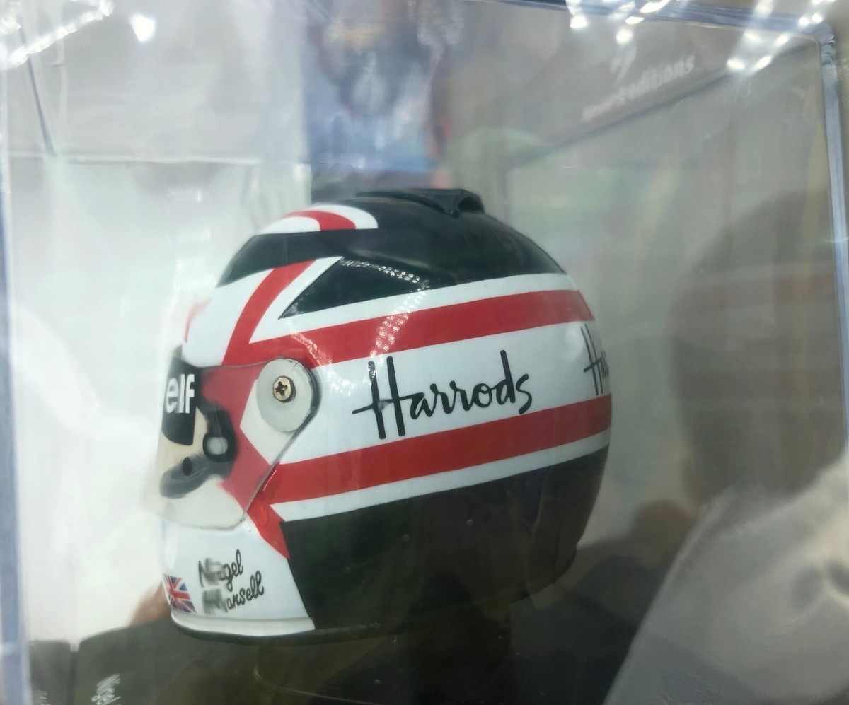 RARE NEW 1:5 Casco Helmet NIGEL MANSELL 1992 F1 World Champion