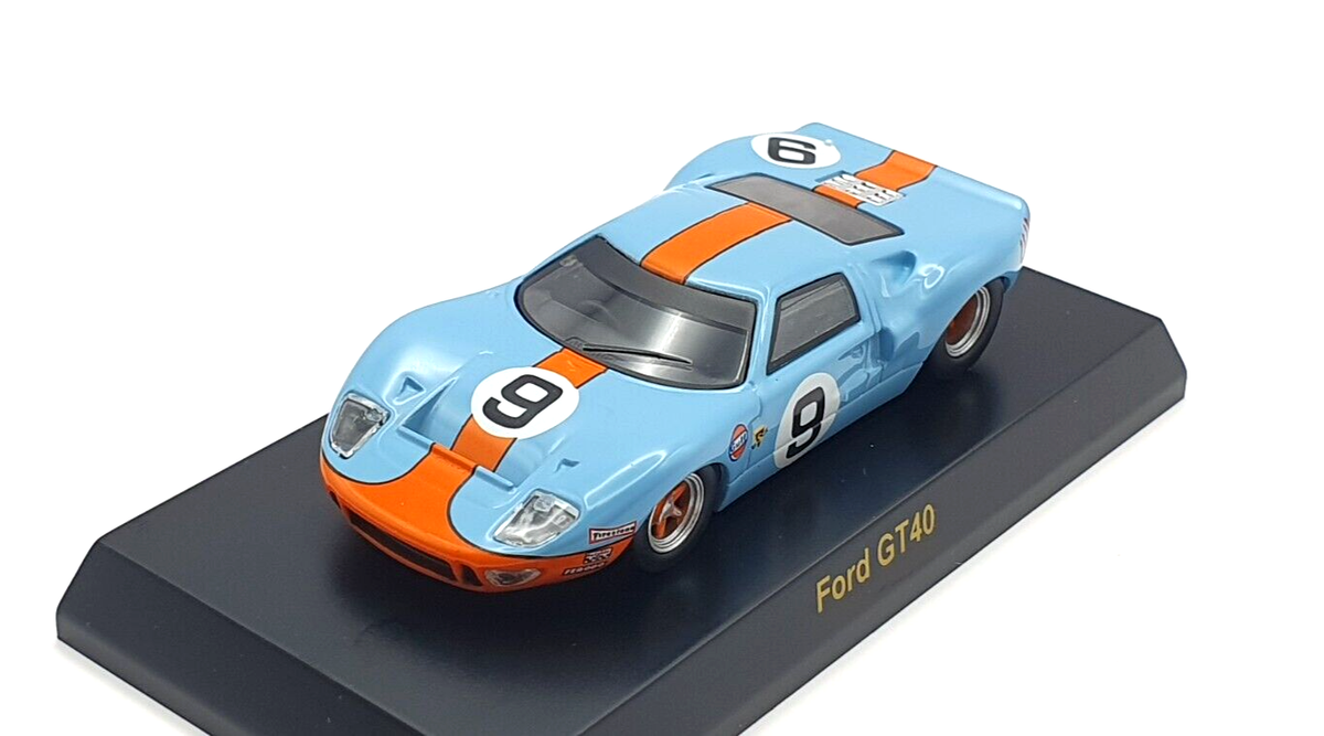 1/64 Kyosho 1969 FORD GT40 #9 Gulf Le Mans diecast car model | eBay