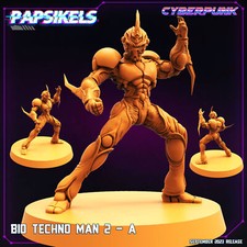 Bio Techno Man 2 - A DnD Miniatures Tabletop Gaming Tabletop Miniature