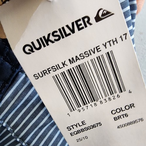 Quiksilver Surfsilk Massive Youth 17" Board Shorts Big Boys 10/25 Multi Lace Up - Picture 17 of 17