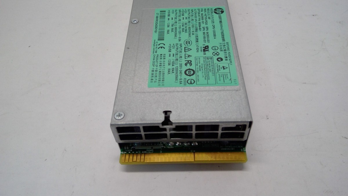 新品:HP HSTNS-PL12 1200W 電源ユニット Hewlett-Packard (HP) HSTNS-PL11 - 1200W Common Slot CS