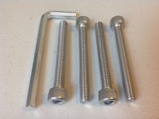 4 Kmc Xd775 Rockstar Dually Rear Center Cap Replacement Bolts Screws M8x65