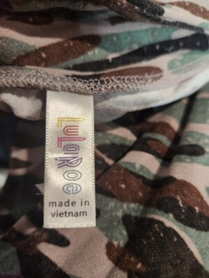 Legging Camouflage Enfant Lularoe - Taille L/XL - Neuf Sans étiquettes - Motif Armée Militaire - Livraison Gratuite
