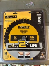 dewalt circular saw blade 12" 40T