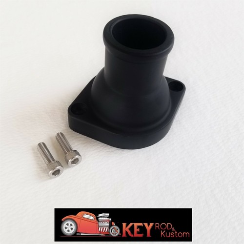 LS Black Aluminum Straight Water Neck Thermostat Housing 160 Degree LS2