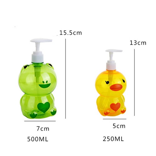 Kids Soap Dispenser Cartoon Empty Pump Bottle Dispenser Refillable Soap Lotion - Picture 2 of 12