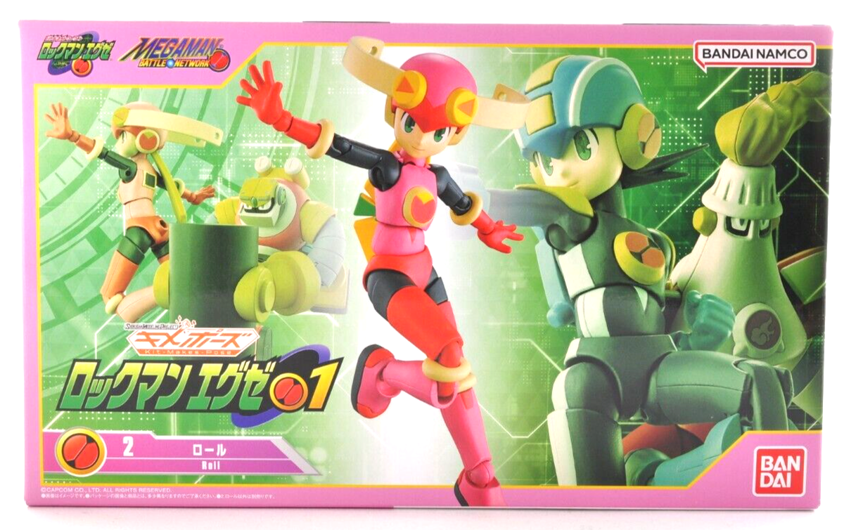 Bandai Shokugan SMP Kit Mega Man EXE 01 #2 Roll Model Kit from