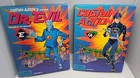 Captain Action & Dr. Evil Figures Set Of 2 Playing Mantis 1998 Poseable New Box