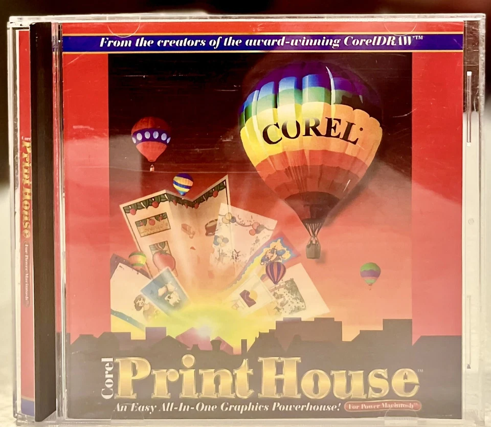 Corel Print House Apple Macintosh Mac Vintage Desktop Publishing CD-ROM Free S/H - Image 3 of 4