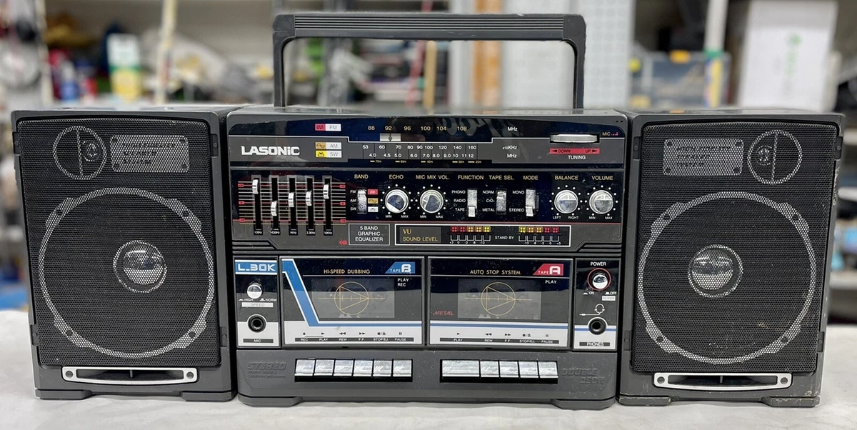 Ghetto Blaster Boombox Lasonic I-931BT Black/Chrome Ghetto Blaster