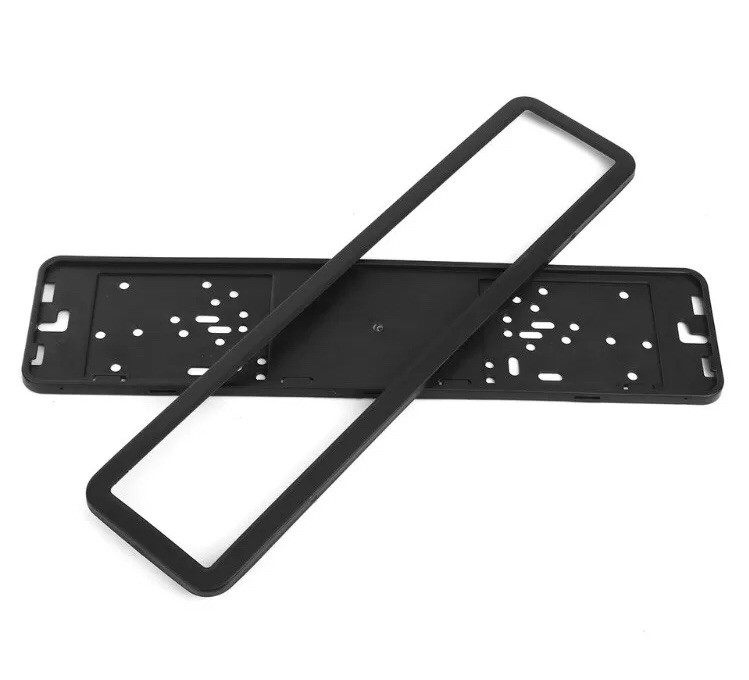 European Euro Number License Plate Cover Frame Holder Mounting Bracket