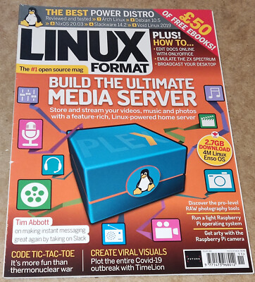 LINUX FORMAT 269 NOVEMBER 2020 BUILD THE ULTIMATE MEDIA SERVER