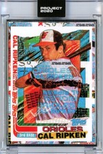 TOPPS PROJECT 2020 CAL RIPKEN JR by TYSON BECK AP 04/20 Silver Frame #37 PROOF