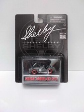 Shelby Collectibles 1/64 Shelby Cobra 427 S/C Silver W/White Stripes & Red Tyres