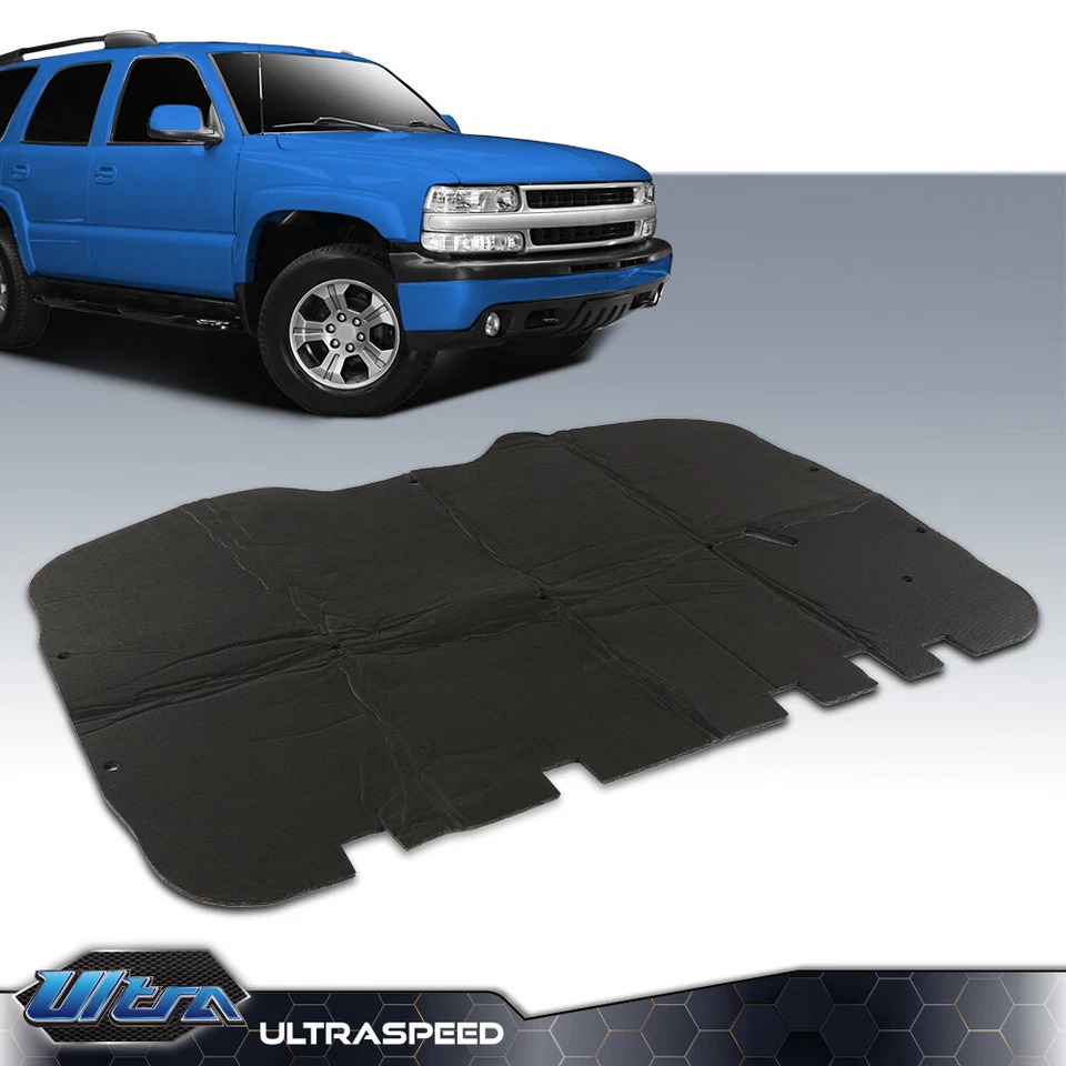 Almohadilla aislante de capó de 1/2" con clips apta para Chevrolet Tahoe 2000-2006 y Suburban Foto 2 de 4