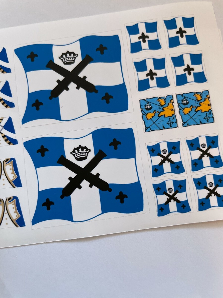 Custom Lego Stickers for set 6274 Caribbean Clipper UK