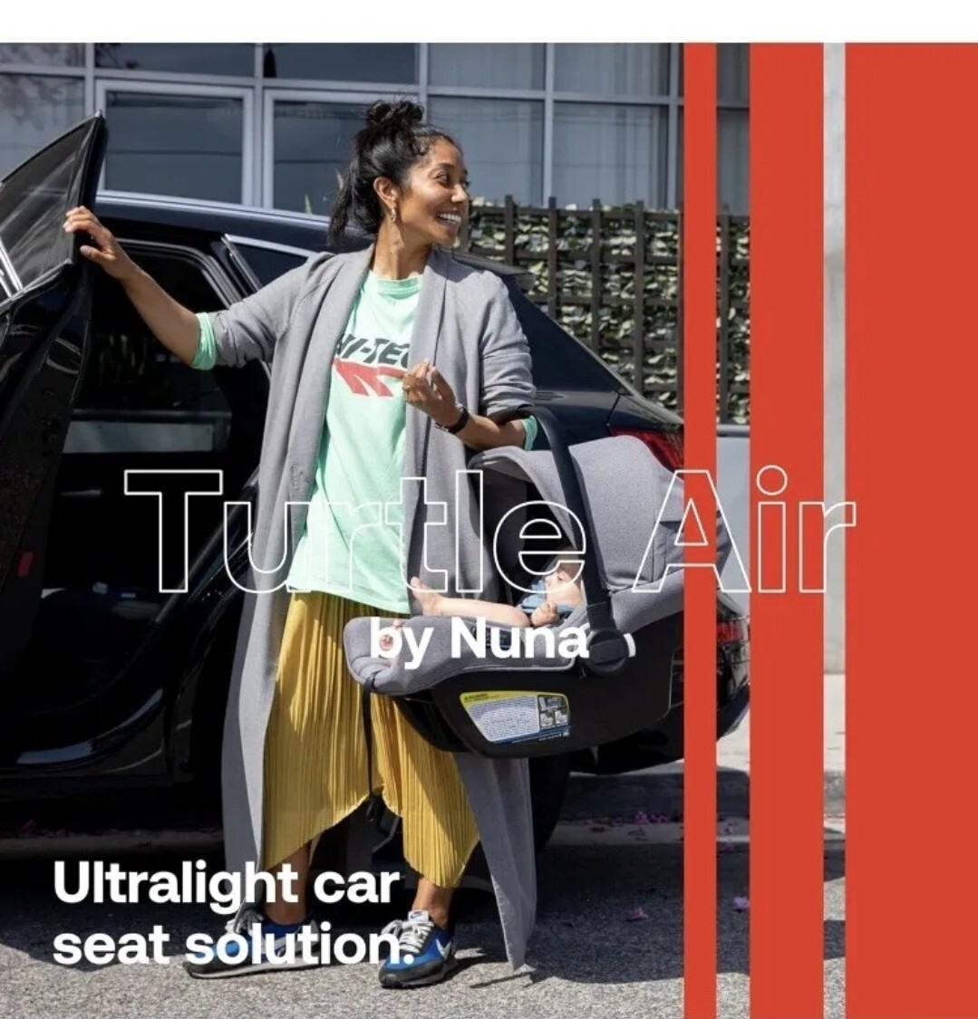 Bugaboo Turtle Air by Nuna Car Seat + Base, Compatible W/ Bugaboo Fox