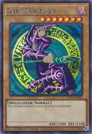 ADC1-EN001 Yu-Gi-Oh! x Adidas Promo Dark Magician Card, in sealed