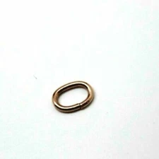 Kaedesigns,  9ct  9k Rose Gold, 7mm Oval Open Jump Ring