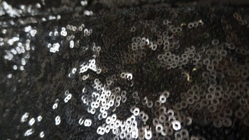Amy Childs Bodycon Black Sequin Dress Sleeveless - Picture 9 of 9