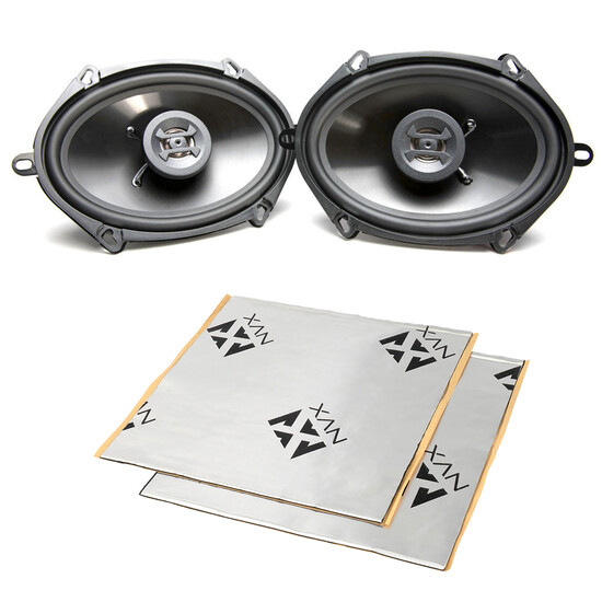 Коаксиальные колонки Hifonics ZS5768CX мощностью 180 Вт 5x76x8 с демпфированием звука 819000₽