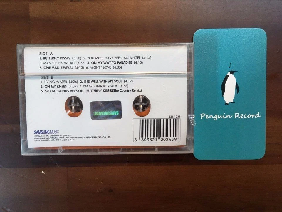 Bob Carlisle - Butterfly Kisses CASSETTE TAPE KOREA EDITION SEALED - Image 3 of 4