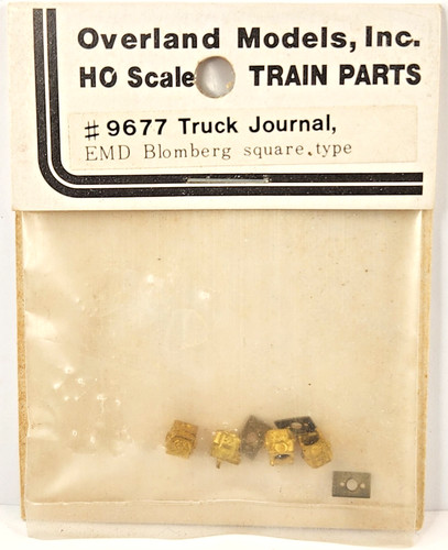 Diario de camión escala HO Overland Models #9677 EMD tipo cuadrado Blomberg (4/paquete) | Zustand: New