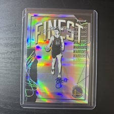 Topps 2024-25 Finest Quinten Post #RFA-QP Autograph Refractor Warriors