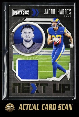 2021 Panini Playbook Jacob Harris #NXT-JHA Next Up Jerseys Los Angeles Rams