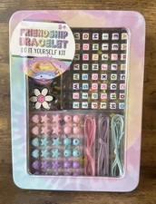 Friendship Bracelet DIY Kit Ages 5 With Reusable See Through Tin Fast Shipping
