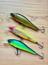 Megabass X80 Trick Darter Lure Set Used 3 Pieces Fishing Tackle