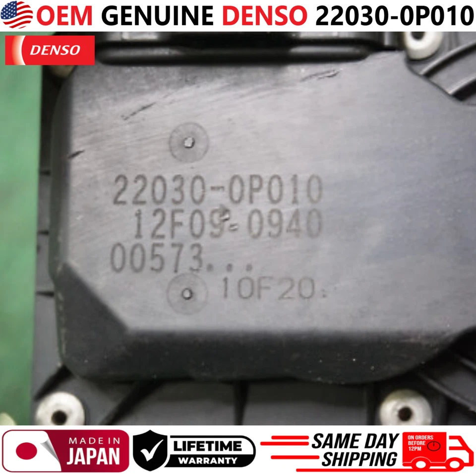 OEM DENSO Throttle Body For 2003-2015 Toyota 4Runner Tacoma Tundra, 22030-0P010 - Image 4 of 4