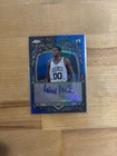 2025-26 Topps Chrome Robert Parish Blue Refractor Signature Style Auto #/150