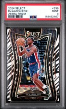 2024-25 Panini Select - Mezzanine De'Aaron Fox #336 Zebra Prizm🔥🔥 Pop 1🔥🔥