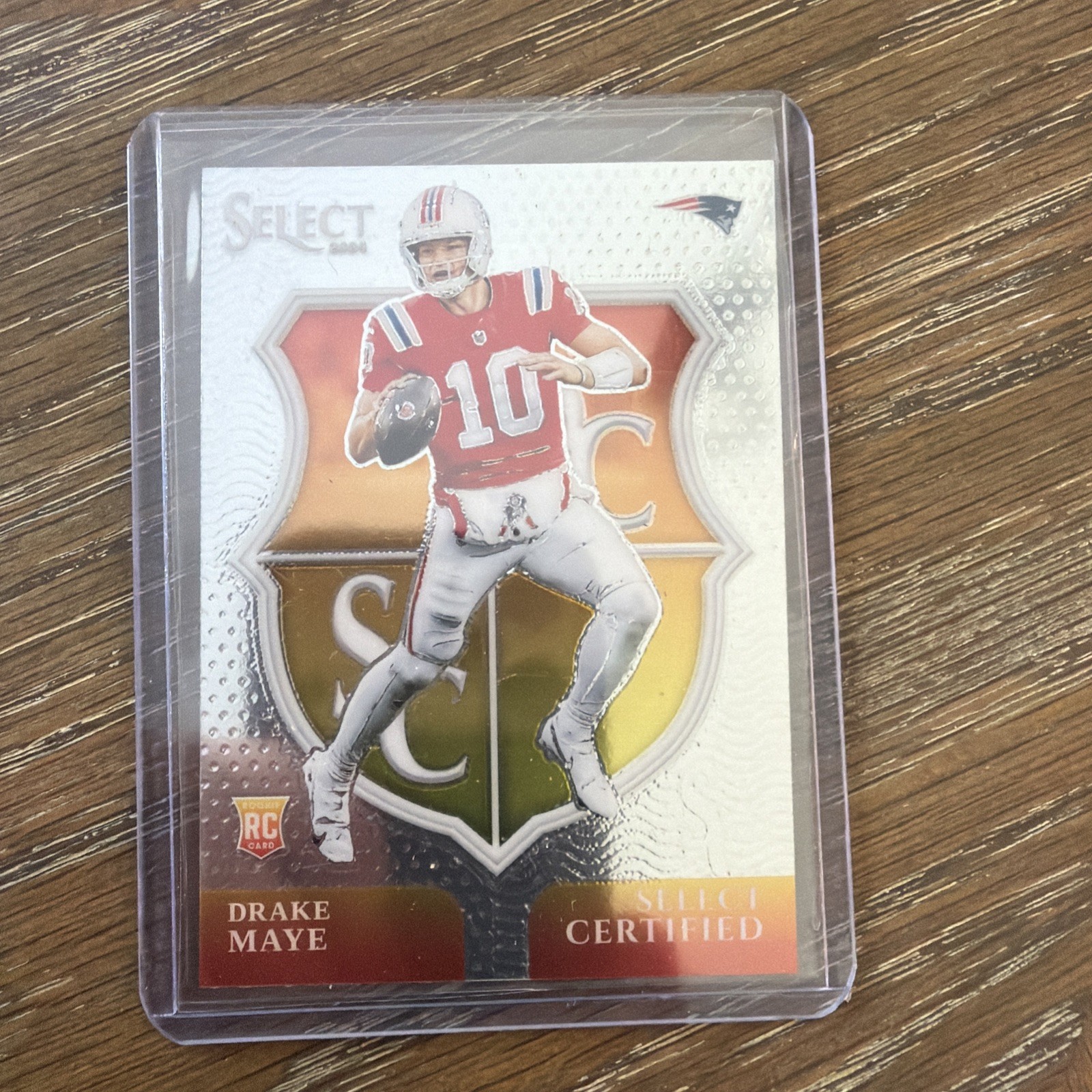 2024 Panini Select - Select Certified Rookies Drake Maye #3 (RC) Patriots