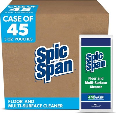 Spic and Span Professional Bulk Floor and Multi-Surface Concentrate Cleaner for