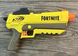 NERF Fortnite SP-L Dart Blaster Yellow/Gray/Orange 2018 MPN E6744