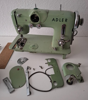 Nähmaschine Adler 153 A Motor Fussanlasser  Adler sewing machine  Ersatzteile