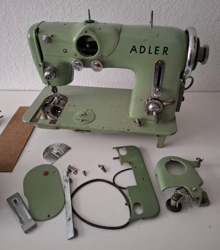 Nähmaschine Adler 153 A Motor Fussanlasser  Adler sewing machine  Ersatzteile
