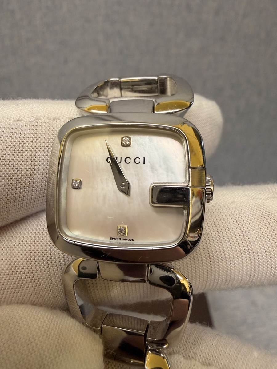Gucci Watch 125.5 Diamond G Gucci Ladies Watch Swiss | eBay