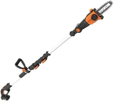 WG349 Worx 20V PowerShare 8" Cordless Pole Saw & Chainsaw with 13" Reach