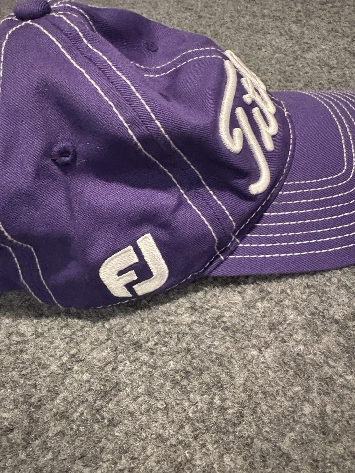 Foot joy Titleist pro V 1 purple golf hat men One size - Image 4 of 4