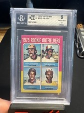 1975 Topps Mini #616 1975 Rookie Outfielders  BCCG 9