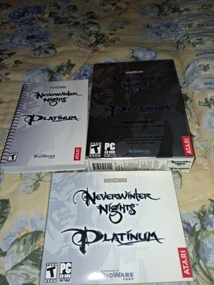 Neverwinter Nights Platinum Edition PC Game CIB Complete Dungeons Dragons Atari