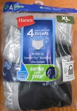 Hanes Boys Tagless Briefs Size XL Solids Stripes Pattern 4 Pairs New in Pkg