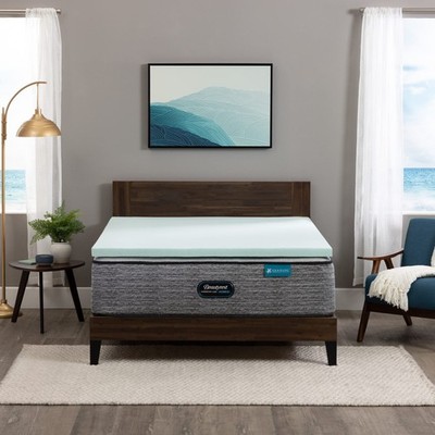 Beautyrest Thermagel Deluxe Cooling Pressure-Relieving Memory Foam Mattress T...