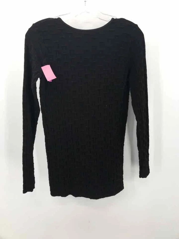 Pre-Owned Tees By Tina Black Size One Size Long Sleeve T-shirt - Image 2 of 3