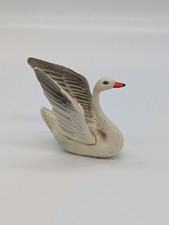 Vintage Miniature Celluloid Swan Winds Outstretched
