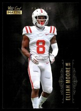 2021 Wild Card Matte Elijah Moore Rookie Ole Miss Rebels #MBC-37. rookie card picture